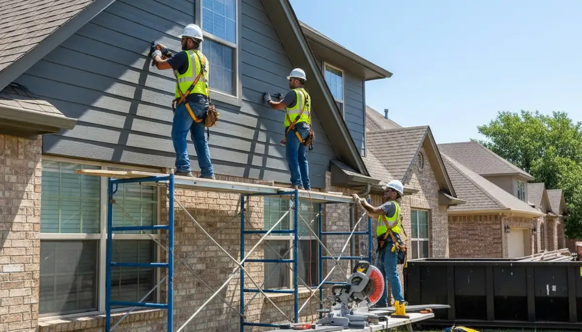 Vinyl siding installation for Tulsa, OK home exteriors by a professional siding contractor