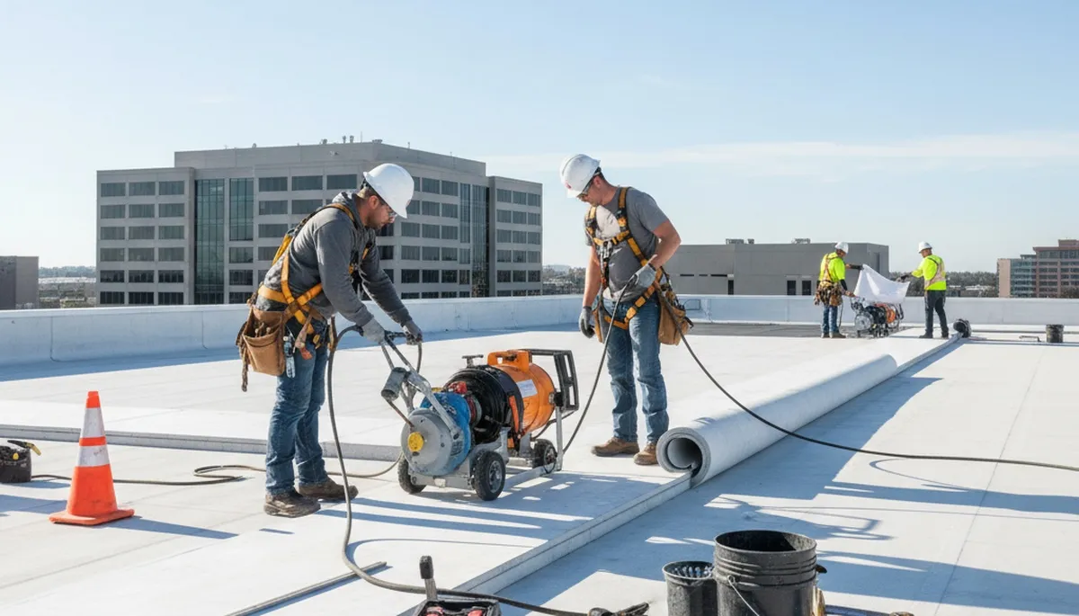 Commercial roofing service in Tulsa, OK for durable protection against heat, storms, and humidity