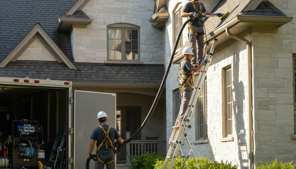 Tulsa, OK gutter cleaning service protecting homes from overflow and water damage