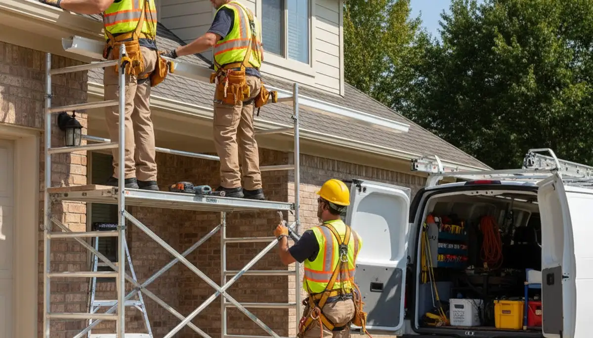 Tulsa, OK gutter installation for roofline protection on a siding and exterior remodeling service page