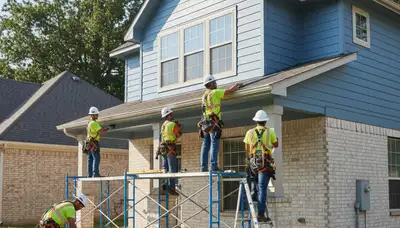 Vinyl siding installation in Tulsa, OK for a home exterior by a professional siding contractor