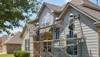 Vinyl siding installation in Tulsa, OK by a professional siding contractor