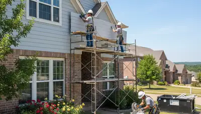 Vinyl siding services in Tulsa, OK for residential home exterior renovation