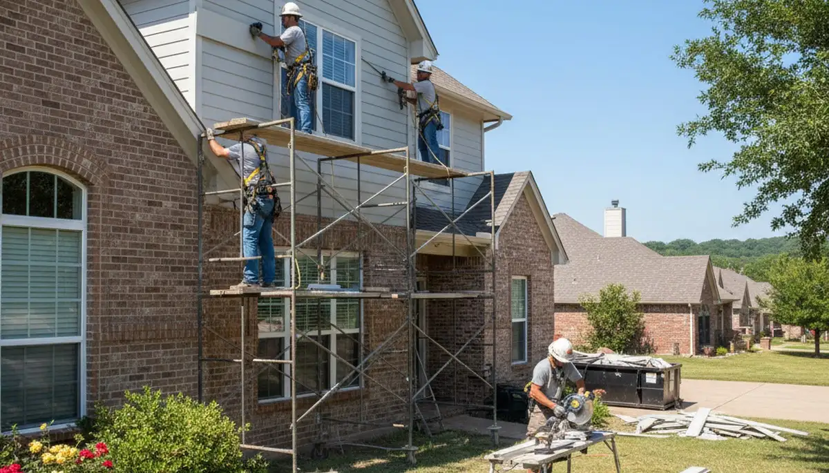 Tulsa, OK siding contractor providing vinyl siding installation for residential homes