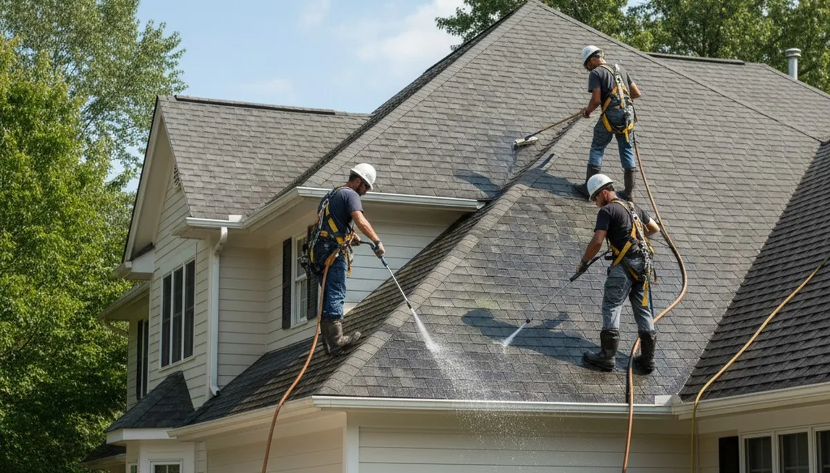 Tulsa, OK siding service by FX Remodeling & Exteriors for roof cleaning and exterior home care