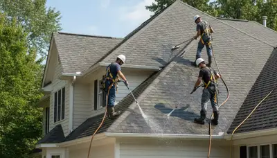Tulsa, OK siding service by FX Remodeling & Exteriors for roof cleaning and exterior home care