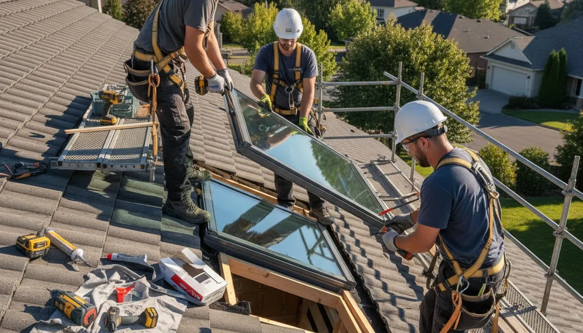 Skylight installation in Tulsa, OK by FX Remodeling & Exteriors, bringing more natural light to your home