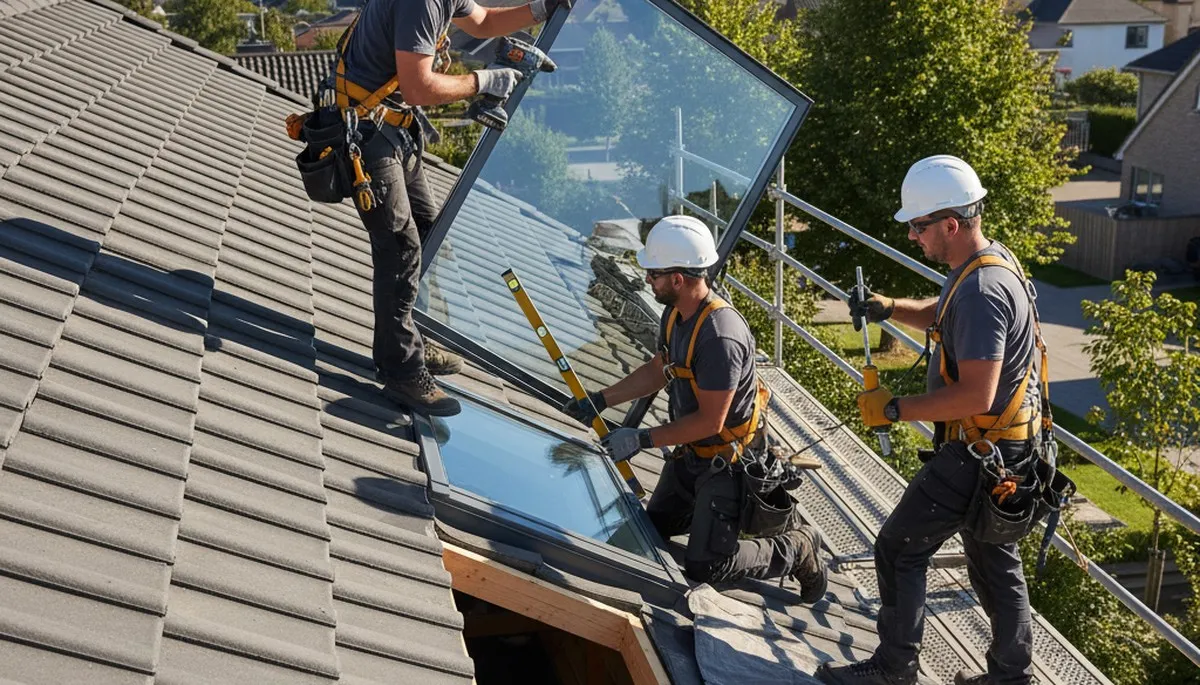 Skylight installation in Tulsa, OK for brighter home interiors by FX Remodeling & Exteriors