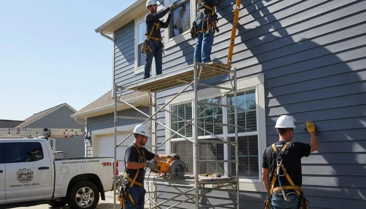 Vinyl siding installation in Tulsa, OK by FX Remodeling & Exteriors for durable home protection