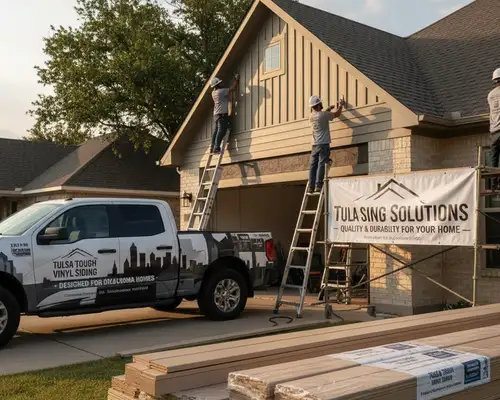 Vinyl siding services for Tulsa, OK homes with durable, modern exterior protection